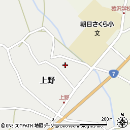 新潟県村上市上野607周辺の地図