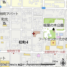 山形健康管理センター　総務部直通周辺の地図