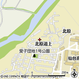 宮城県仙台市青葉区上愛子北原道上11-119周辺の地図
