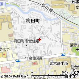 日本政策投資銀行仙台寮周辺の地図
