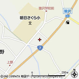 新潟県村上市上野303周辺の地図