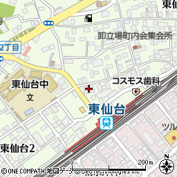 株式会社フレッシュマート太陽　東仙台店周辺の地図