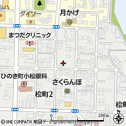 エナジー山形株式会社　桧町営業所周辺の地図
