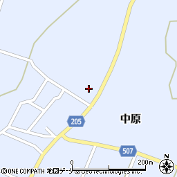 新潟県村上市中原1821-1周辺の地図