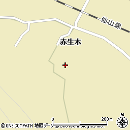 宮城県仙台市青葉区上愛子谷地周辺の地図