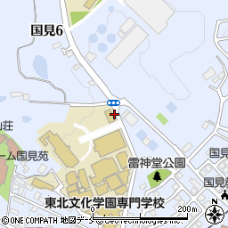 東北文化学園大学　就職センター周辺の地図