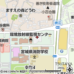 宮城県庁宮城県地方公所　総務部消防学校周辺の地図