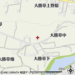 宮城県仙台市青葉区芋沢（大勝草中）周辺の地図