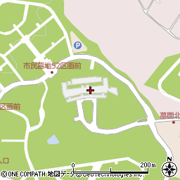 葛岡斎場周辺の地図