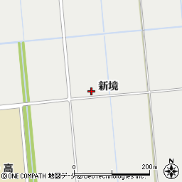 宮城県仙台市宮城野区小鶴新境周辺の地図