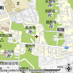 宮城県仙台市青葉区新坂町周辺の地図