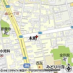 北海道パーケット工業仙台営業所周辺の地図