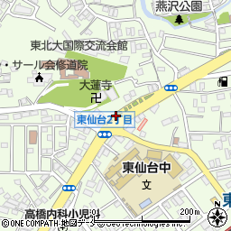 東仙台周辺の地図