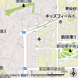 東京サラヤ株式会社仙台営業所周辺の地図