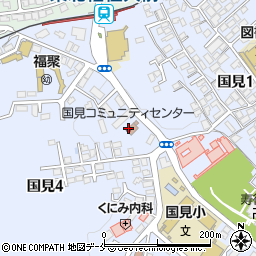 仙台市役所　青葉区コミュニティ・センター国見コミュニティ・センター周辺の地図