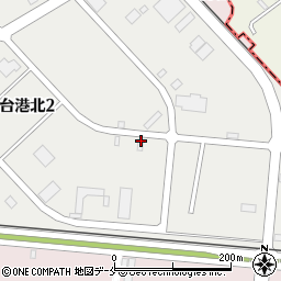 迫トラック株式会社仙台営業所周辺の地図