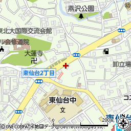 有限会社ガトーめぐろ　東仙台店周辺の地図