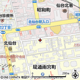 リパーク仙台堤通雨宮町第２駐車場周辺の地図