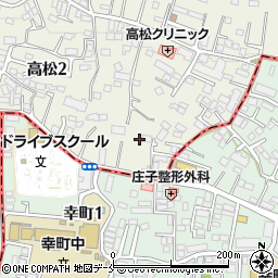 宮城県仙台市青葉区高松2丁目2周辺の地図