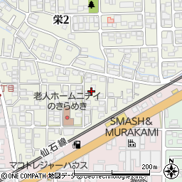 ポラリスデイサービスセンター中野栄周辺の地図