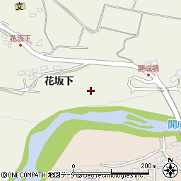 宮城県仙台市青葉区芋沢花坂下周辺の地図
