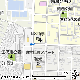 日通商事株式会社　山形支店山形工場周辺の地図