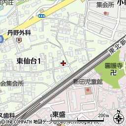 仙台規範周辺の地図