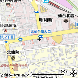 シティホームＪＲ北仙台駅前センター周辺の地図