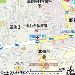 ロンシール工業株式会社　仙台営業所周辺の地図