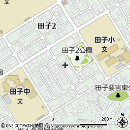 仙台市　田子児童館周辺の地図