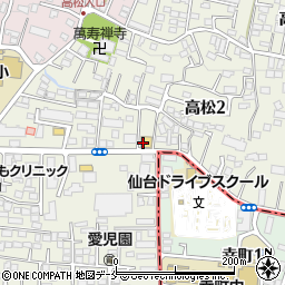ジョイフル 仙台東照宮店周辺の地図