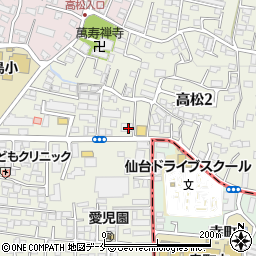 リハビリデイサービスうるおす仙台周辺の地図