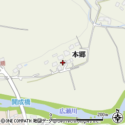 宮城県仙台市青葉区芋沢本郷周辺の地図