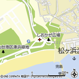 湊浜緑地公園トイレ周辺の地図