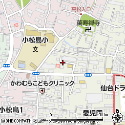 宮城県仙台市青葉区高松2丁目11周辺の地図