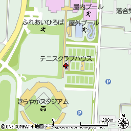山形市総合スポーツセンターテニスコート周辺の地図