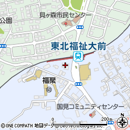 セブンイレブン仙台国見１丁目店周辺の地図