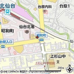 ロイヤルホスト 北仙台店周辺の地図