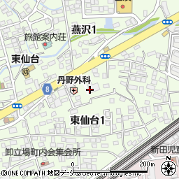 清月記総合受付　仙台・つばめさわ斎場周辺の地図