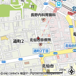 サンテ薬局北仙台店周辺の地図