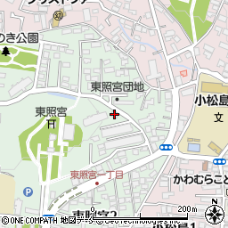 宮城県木材会館周辺の地図
