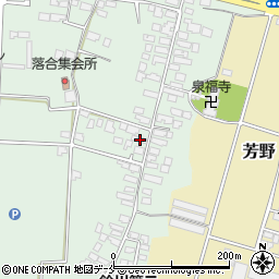 山形県山形市落合町186周辺の地図