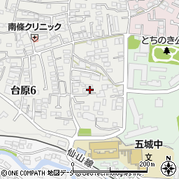リンデンＢ・Ｉ仙台周辺の地図