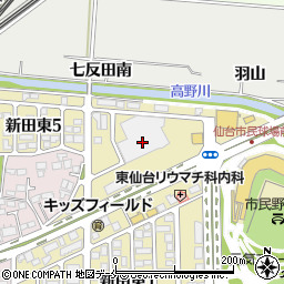 みやぎ生活協同組合新田東店周辺の地図