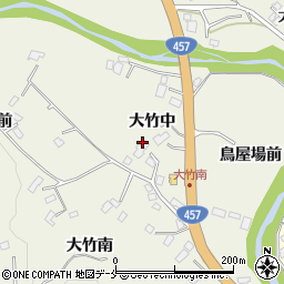 宮城県仙台市青葉区芋沢大竹中周辺の地図