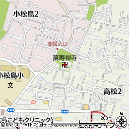 萬寿禅寺周辺の地図