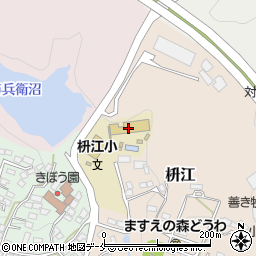 仙台市立枡江小学校周辺の地図