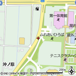 スポーツセンター前周辺の地図