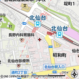 げんきや接骨院はり灸院・北仙台駅前周辺の地図