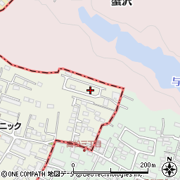 宮城県仙台市青葉区高松3丁目22周辺の地図